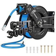 Relhost Retractable Air Hose Reel 65ft 300PSI