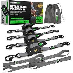 USA Retractable Ratchet Straps 4-Pack