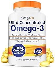 OmegaVia Ultra Concentrated Omega 3 Fish Oil