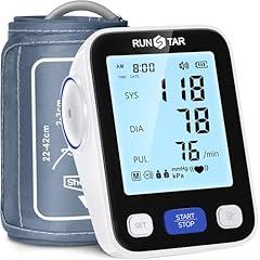 Runstar Blood Pressure Monitor with Wide Range Cuff