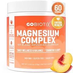 GOBIOTIX Magnesium Glycinate Powder - Peach Tea