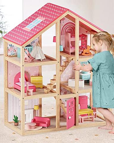 wood doll house