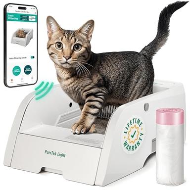 self cleaning litter pans