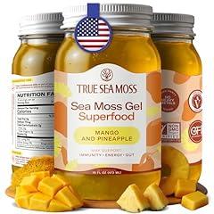 TrueSeaMoss Wildcrafted Irish Sea Moss Gel Mango Pineapple