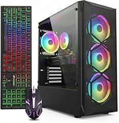 STGAubron Gaming PC Desktop Intel i7 RX 580