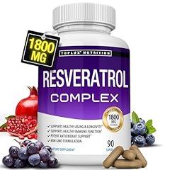 Resveratrol Antioxidant Complex 1800 mg Supplement