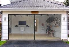 Elytsemoh Magnetic Garage Screen Door - 16x7FT