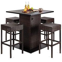 Best Choice Outdoor Wicker Bar Set
