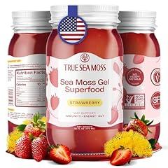 TrueSeaMoss Irish Sea Moss Gel Strawberry