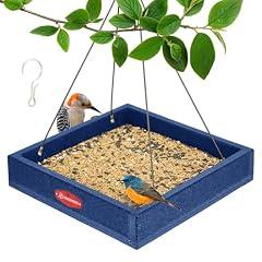 Kingsyard WPC Composite Bird Feeder, Blue