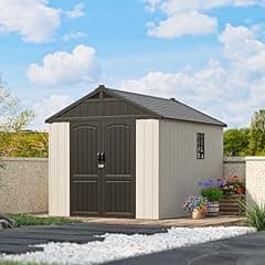 Patiowell 8x10 Resin Outdoor Storage Shed