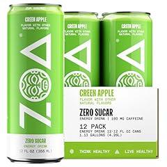 ZOA Green Apple Energy Drink 12-Pack
