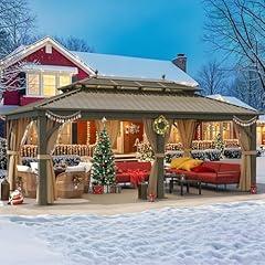 YITAHOME 12x20 ft Aluminum Gazebo