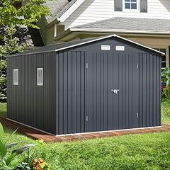 BreezZ 10x12 ft. Outdoor Metal Storage Shed