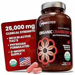 OmniBiotics Organic Cranberry Supplement for Urinary Support