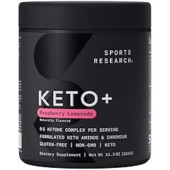 Sports Research Keto Plus Exogenous Ketones Raspberry Lemonade