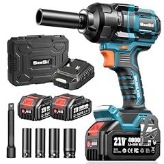 Seesii Cordless Impact Wrench 21V Set
