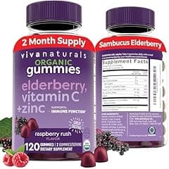 Viva Naturals Elderberry Gummies with Zinc & Vitamin C