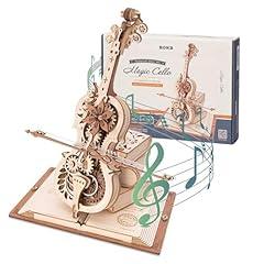 ROKR Cello Wooden Music Box Puzzle Kit