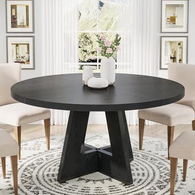 black kitchen table