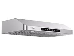 VIKIO HOME 30-Inch Under Cabinet Range Hood