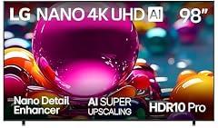 LG 98-Inch Nano NU85 4K AI Smart TV
