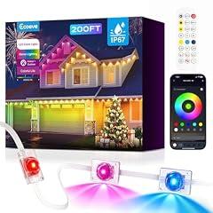 Ecoeve Outdoor Permanent Lights, 200ft RGB+IC