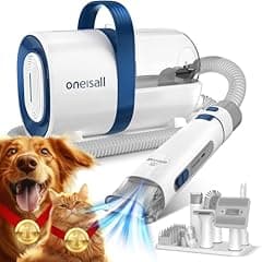 oneisall Dog Hair Vacuum & Grooming Kit