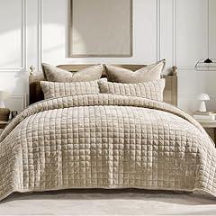 RECYCO Velvet Quilt Set, California King