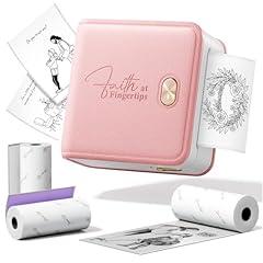FaithTag Pink Mini Sticker Printer Kit F21