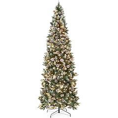 Best Choice 12ft Pre-lit Pencil Christmas Tree