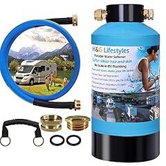 H&G lifestyles Portable Water Softener for RV 16,000 Grains