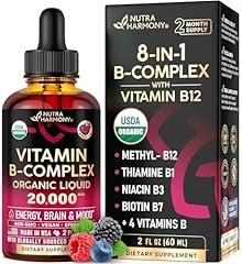 NUTRAHARMONY Organic B-Complex Liquid Drops 2fl oz