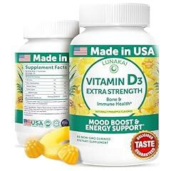Lunakai Vitamin D3 Gummies 2000 IU