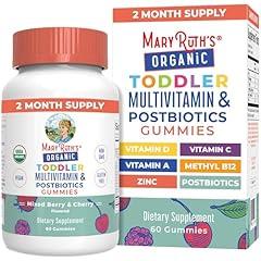 MaryRuth Organics Toddler Multivitamin Gummies + Postbiotics