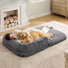 Bedsure Foldable Human Dog Bed for Adults