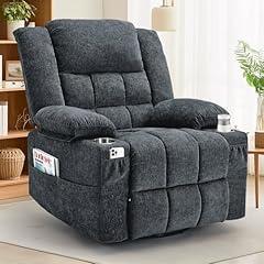 Korser Swivel Rocker Recliner with Massage