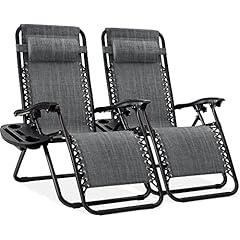 Adjustable Zero Gravity Lounge Chairs - Gray