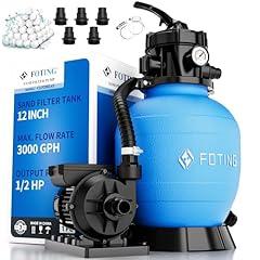 FOTING Above Ground Pool Sand Filter Pump