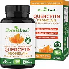 ForestLeaf Quercetin 500mg with Bromelain, Vitamin C & Stinging Nettle