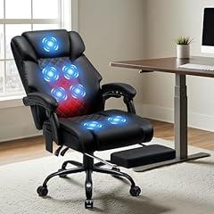 Hoffree Ergonomic Massage Office Chair with Heat