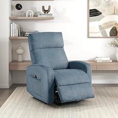 Lexicon Midnight Blue Power Lift Recliner Chair