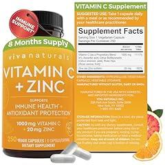 Viva Naturals Vitamin C and Zinc Supplement