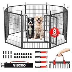 VISCOO Heavy Duty Metal Dog Playpen
