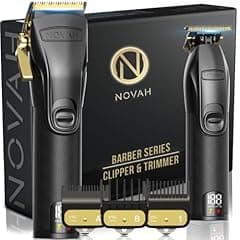 NOVAH Grooming Professional Hair Clippers and Trimmer Set