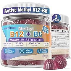 Nextdia Vegan B12 & B6 Gummies