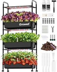 Growell Hydroponics Vertical Indoor Garden Kit