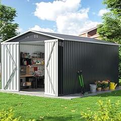 Dausola 10x12 FT Metal Garden Shed