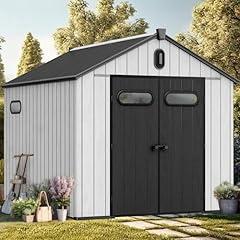 YITAHOME 8x10ft Outdoor Resin Storage Shed