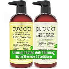 PURA D'OR Biotin Shampoo & Conditioner Set